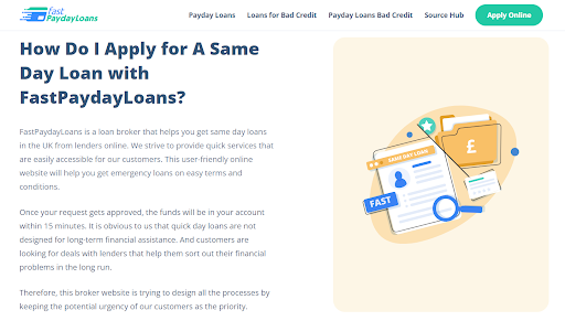 visit to check same day loans out
