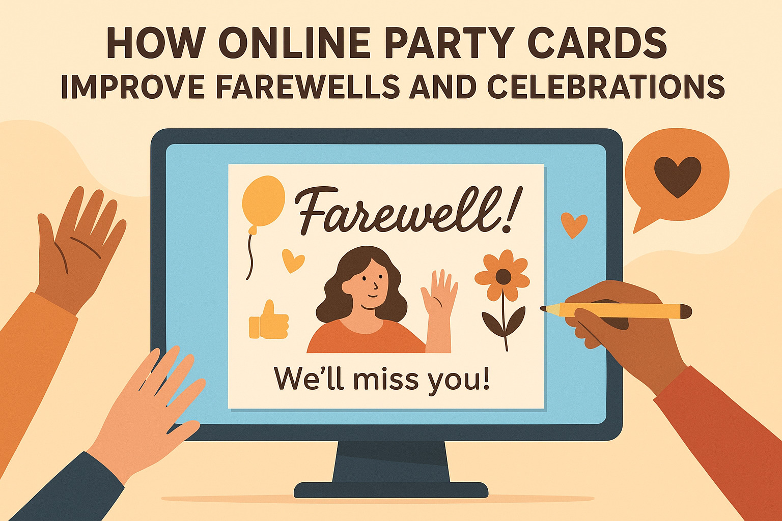 How Online Party Cards Improve Farewells and Celebrations